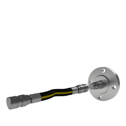 Fexible hose with ball latch mechanism coupling 