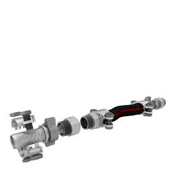 Flexibles hose with steam coupling BOSS™ System