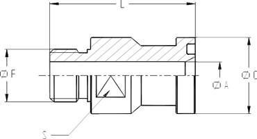 Collets filetes bsp cylindrique