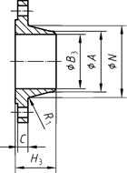 Flansch Klasse 900 - Typ 11 - Vorschweißflansch