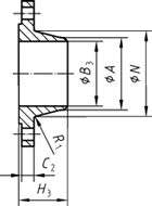 Flansch Klasse 150 - Typ 11 - Vorschweißflansch