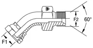 Adaptador hidráulico BSP