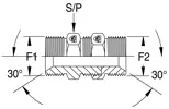 Adaptador hidráulico BSP