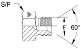 Hydraulischer BSP-Adapter