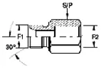 Adaptador hidráulico BSP