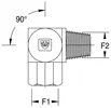 Hydraulikadapter für konisches Gas