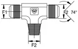 Hydraulischer JIC-Adapter