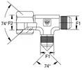 Hydraulischer JIC-Adapter