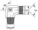 Hydraulischer JIC-Adapter