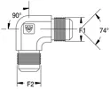 Hydraulischer JIC-Adapter