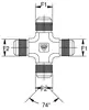 Hydraulischer JIC-Adapter