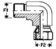 Hydraulischer ORFS-Adapter