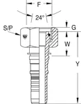 AQ771 raccord hydraulique