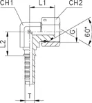 S484 raccord hydraulique