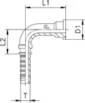 S813 raccord hydraulique