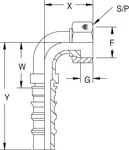 SC283 raccord hydraulique