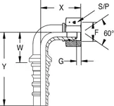 SC483 raccord hydraulique