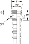 SC631 raccord hydraulique