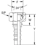 SC771 raccord hydraulique