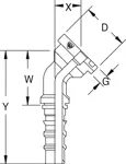 SC812 raccord hydraulique