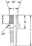 SD121 Hydraulikanschluss