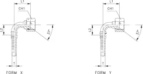 Raccords hydrauliques JIC pour tuyaux hydrauliques