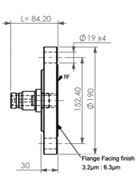 Flansch 150 DN80