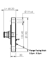 Flange 150 DN80