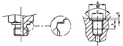 Form A Dichtung für Druckanschlüsse