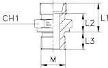 1004-1-raccord-hydraulique-union-simple-male-filetage-metrique