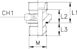 1006-1-raccord-hydraulique-union-simple-male-filetage-metrique