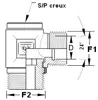 Equerres pour tube hydraulique GAZ