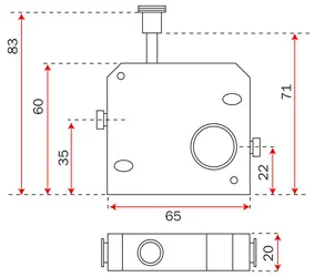 Ocupación conector neumático