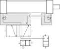 Esquema cilindro 6 para conector neumático