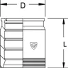 5096 hydraulische Crimpsteckverbinderhülse
