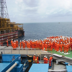 Offshore-Girassol Wartungspause